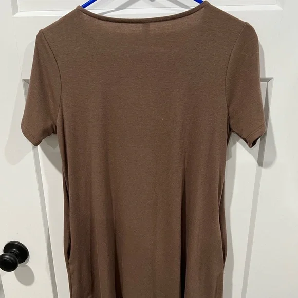 Zenana Mocha Pocket Tunic Shirt - Picture 2 of 3
